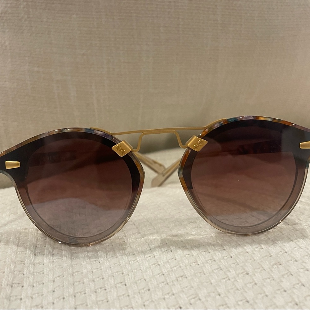 Krewe sunglasses. Excellent condition with original bag, hard case and box.